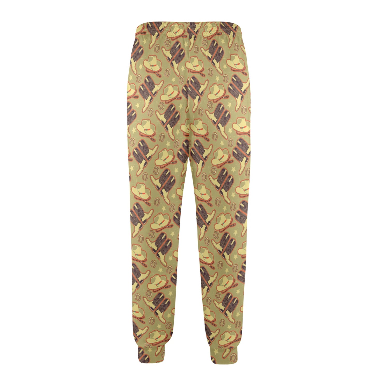 Western Cowboy Themed Men's Casual Track Pants