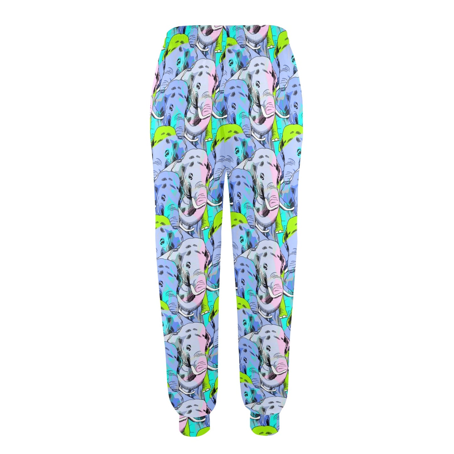 Elephant Art color Print Pattern Women's Casual Track Pants