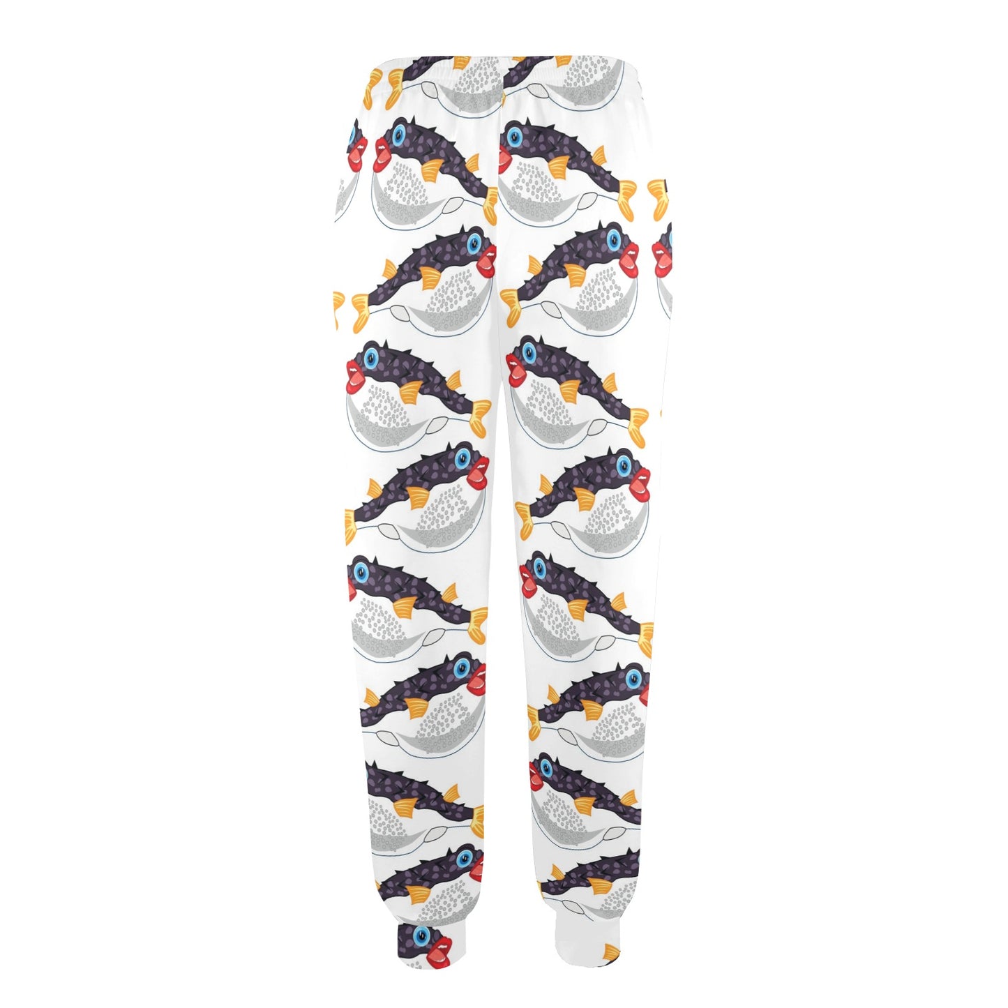 Fugu Pattern Print Design 03 Women's Casual Track Pants