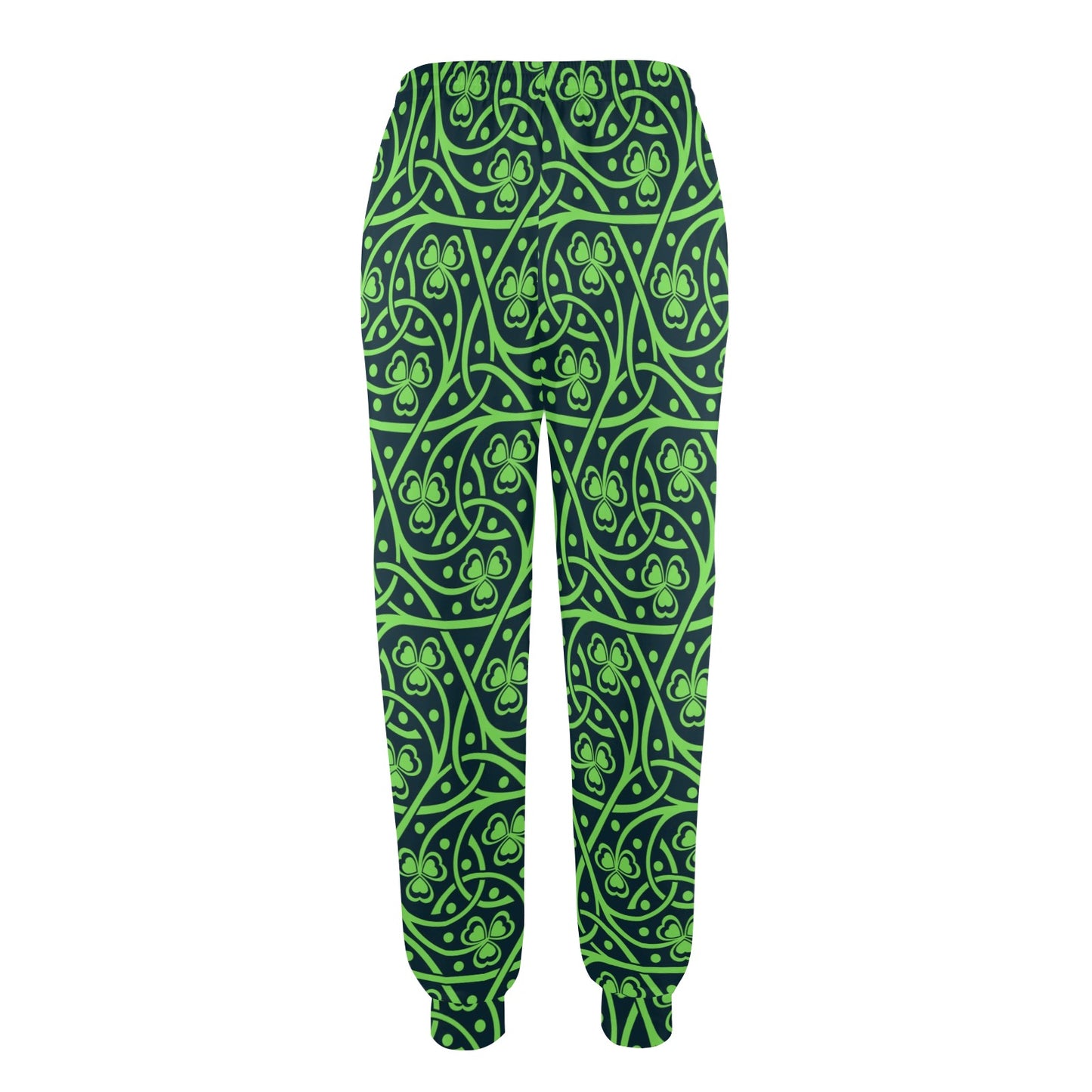 Shamrock Themed Print Women's Casual Track Pants