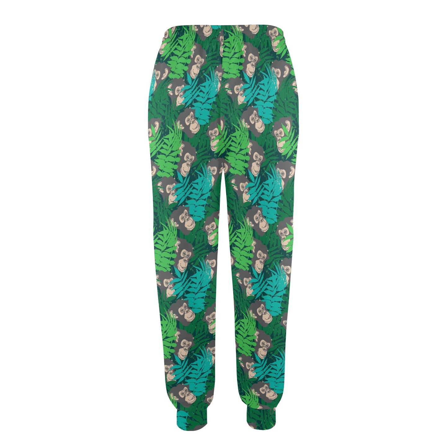 Chimpanzee Pattern Print Design 01 Women's Casual Track Pants