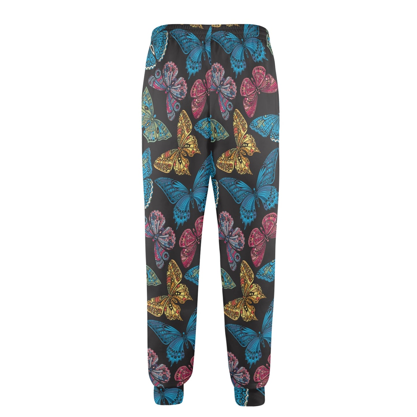 Butterfly Mandala Style Men's Casual Track Pants
