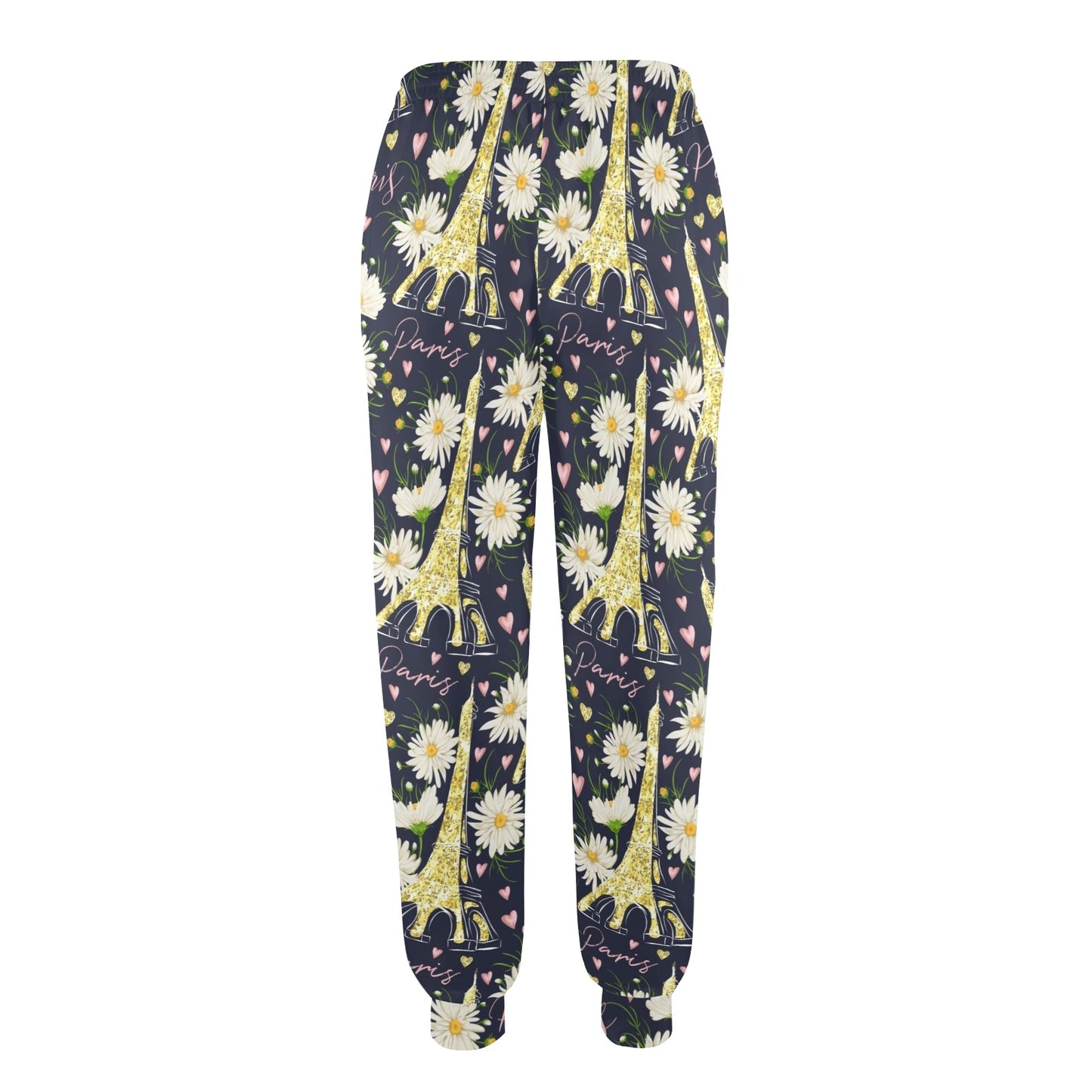 eiffel tower Design Print Pattern JJ0179 Women's Casual Track Pants