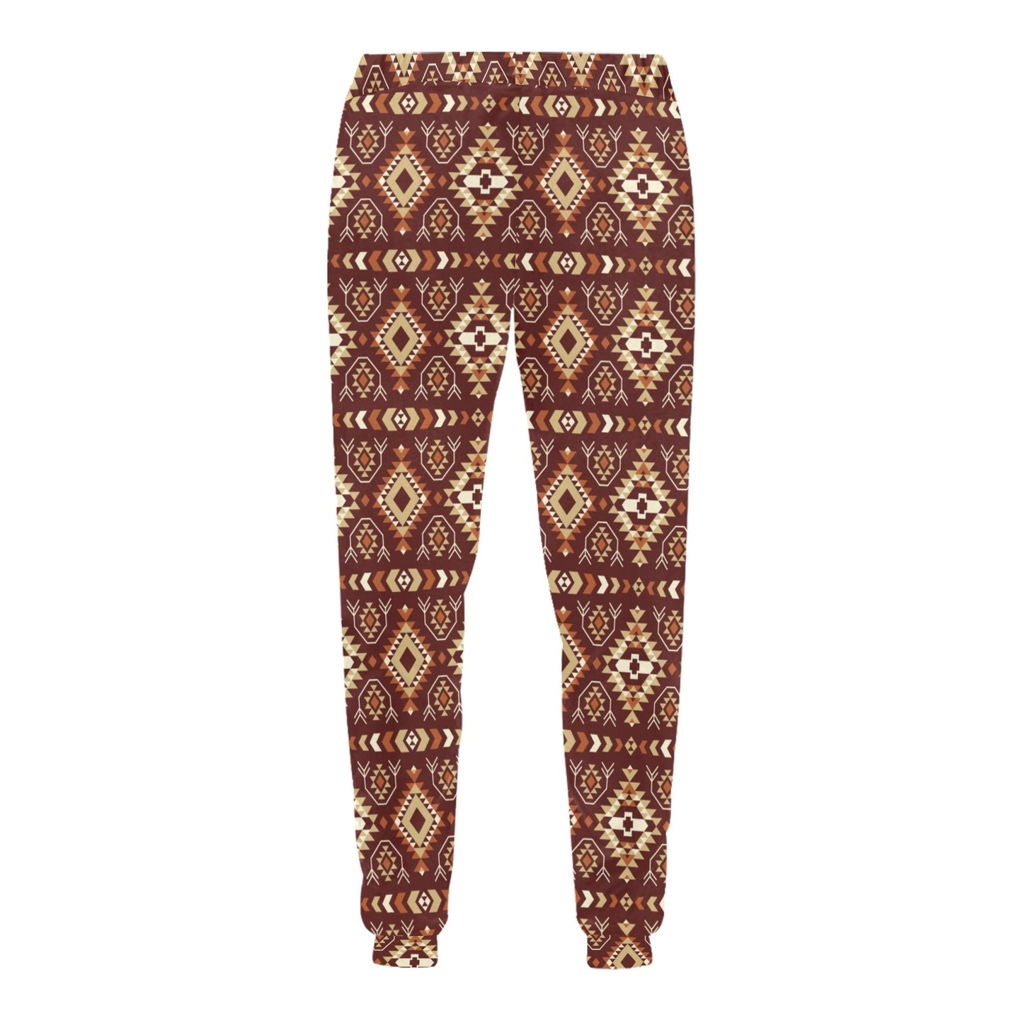 Navajo Native Color Print Pattern Men's Sweatpants