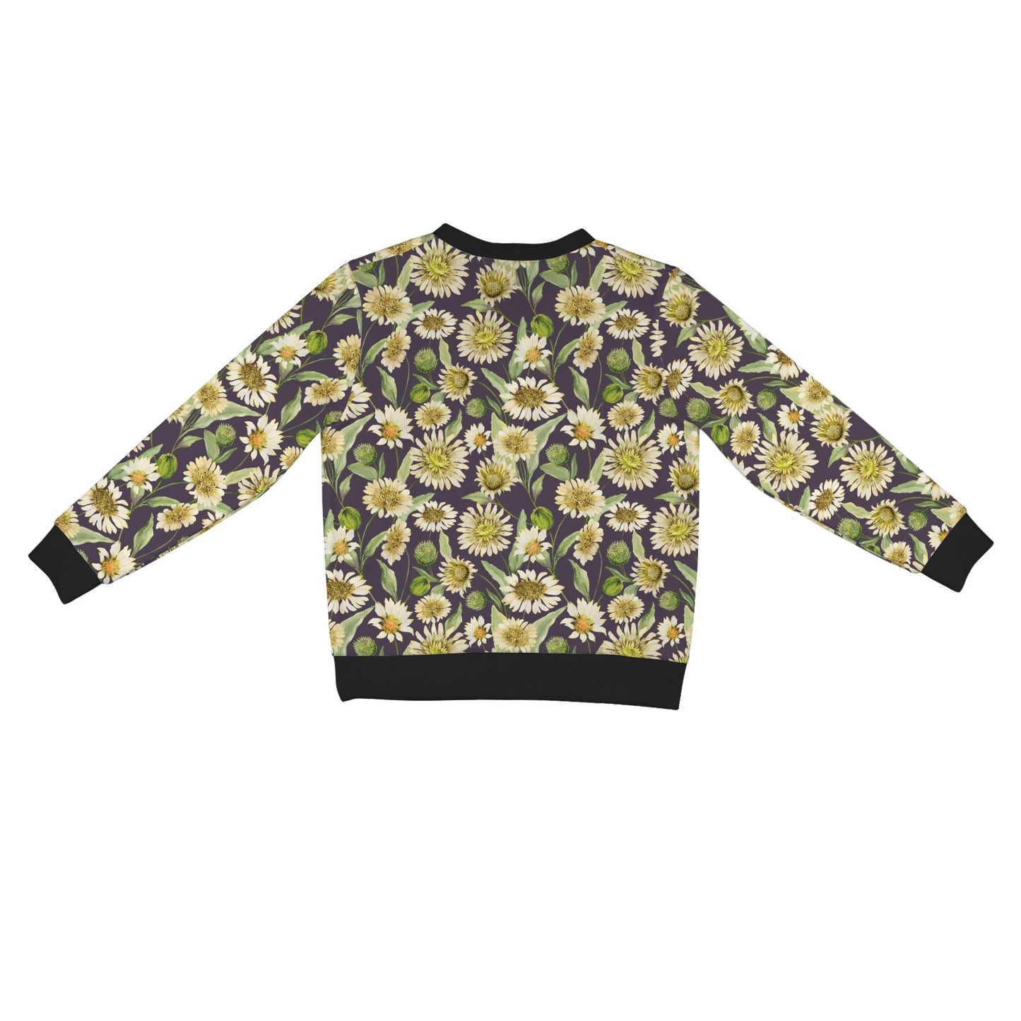 Daisy Vintage Print Pattern Women's Cardigan