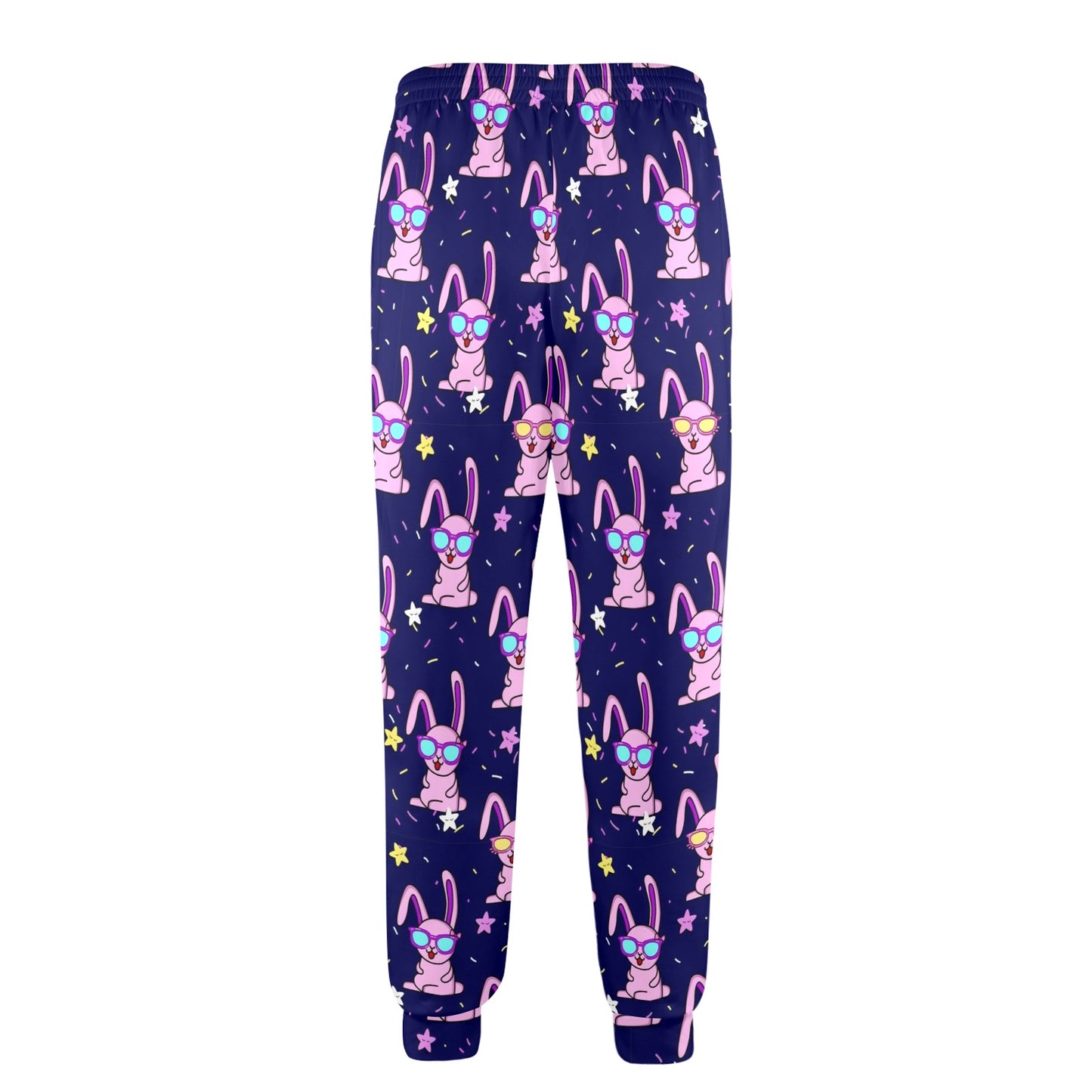 Rabbit Baby Pattern Print Design RB015 Men's Casual Track Pants