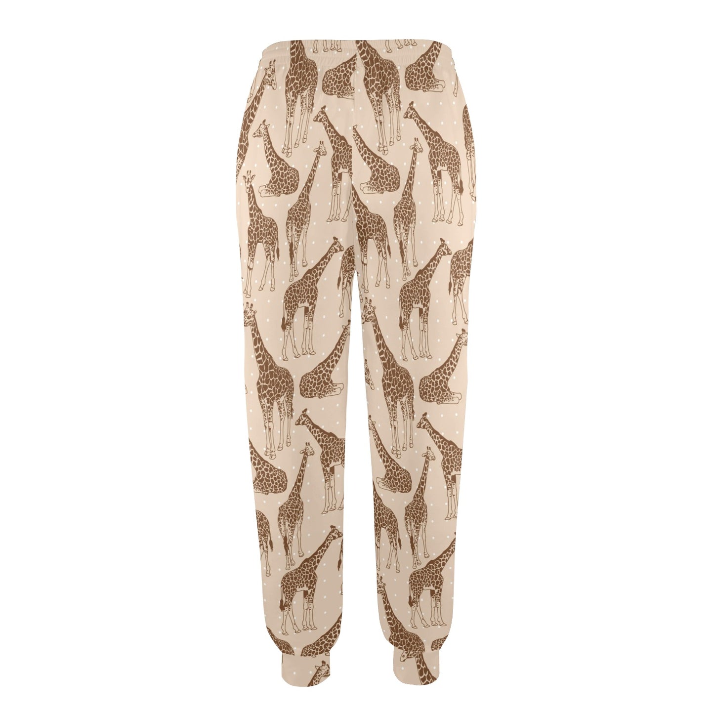Giraffe Pattern Design Print Women's Casual Track Pants
