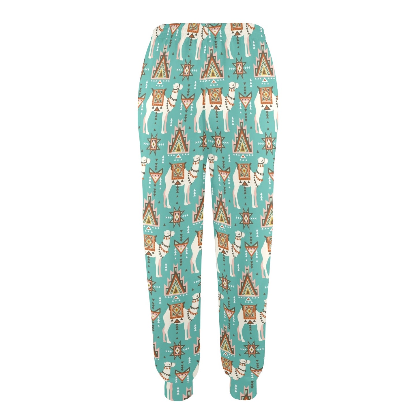 Camel ethnic Design Print Pattern JJ024 Women's Casual Track Pants