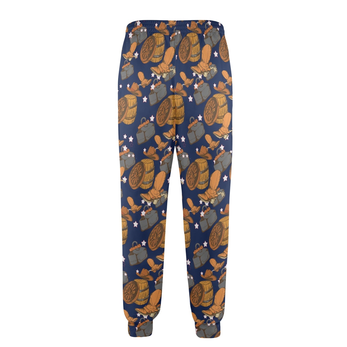 Cowboy Pattern Print Design 03 Men's Casual Track Pants