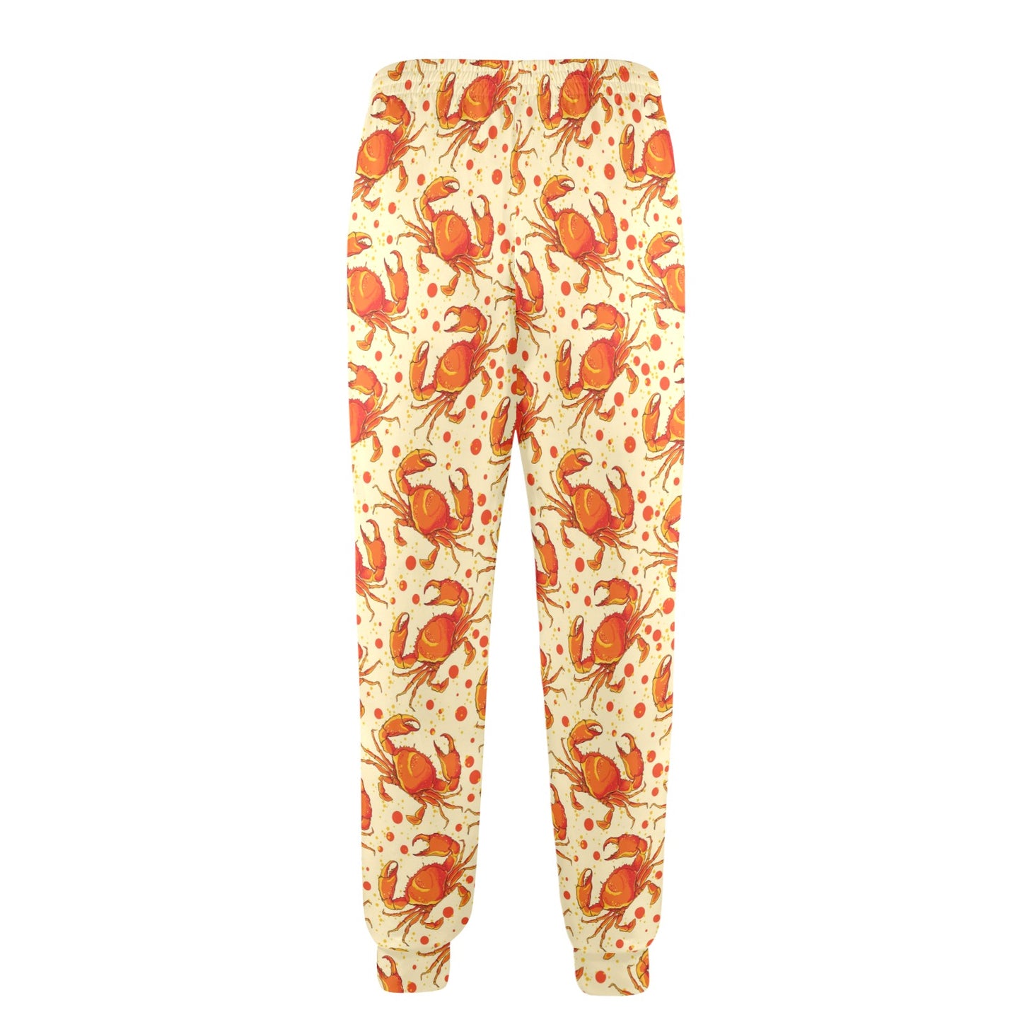 Crab Pattern Print Design 01 Men's Casual Track Pants