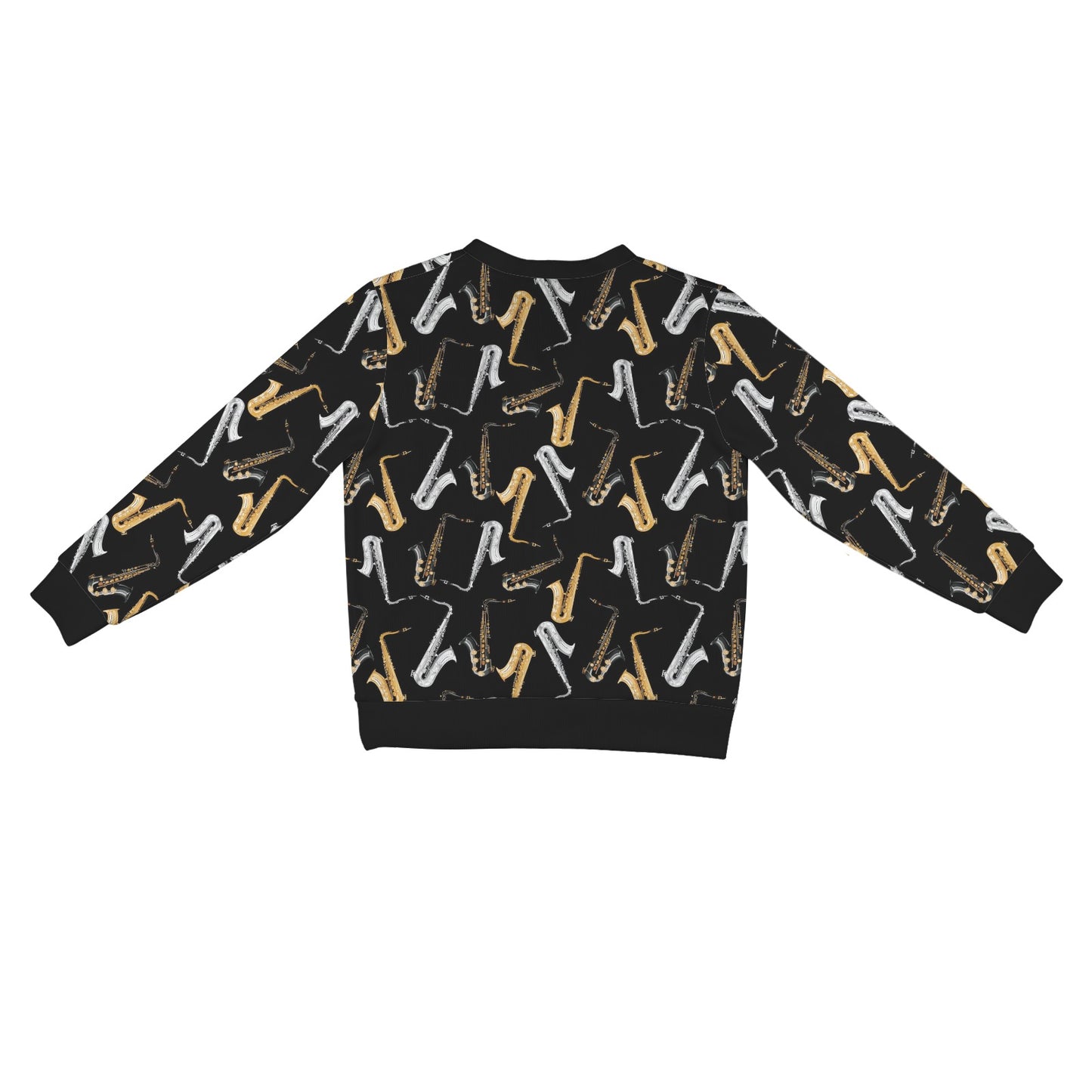 Saxophone Pattern Print Design 01 Women's Cardigan