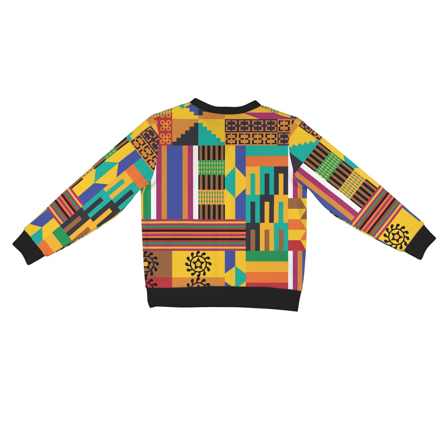 Kente Pattern Print Design 03 Women's Cardigan