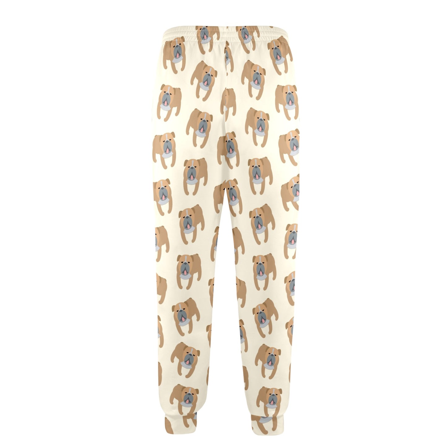 Bulldogs Pattern Print Design 01 Men's Casual Track Pants