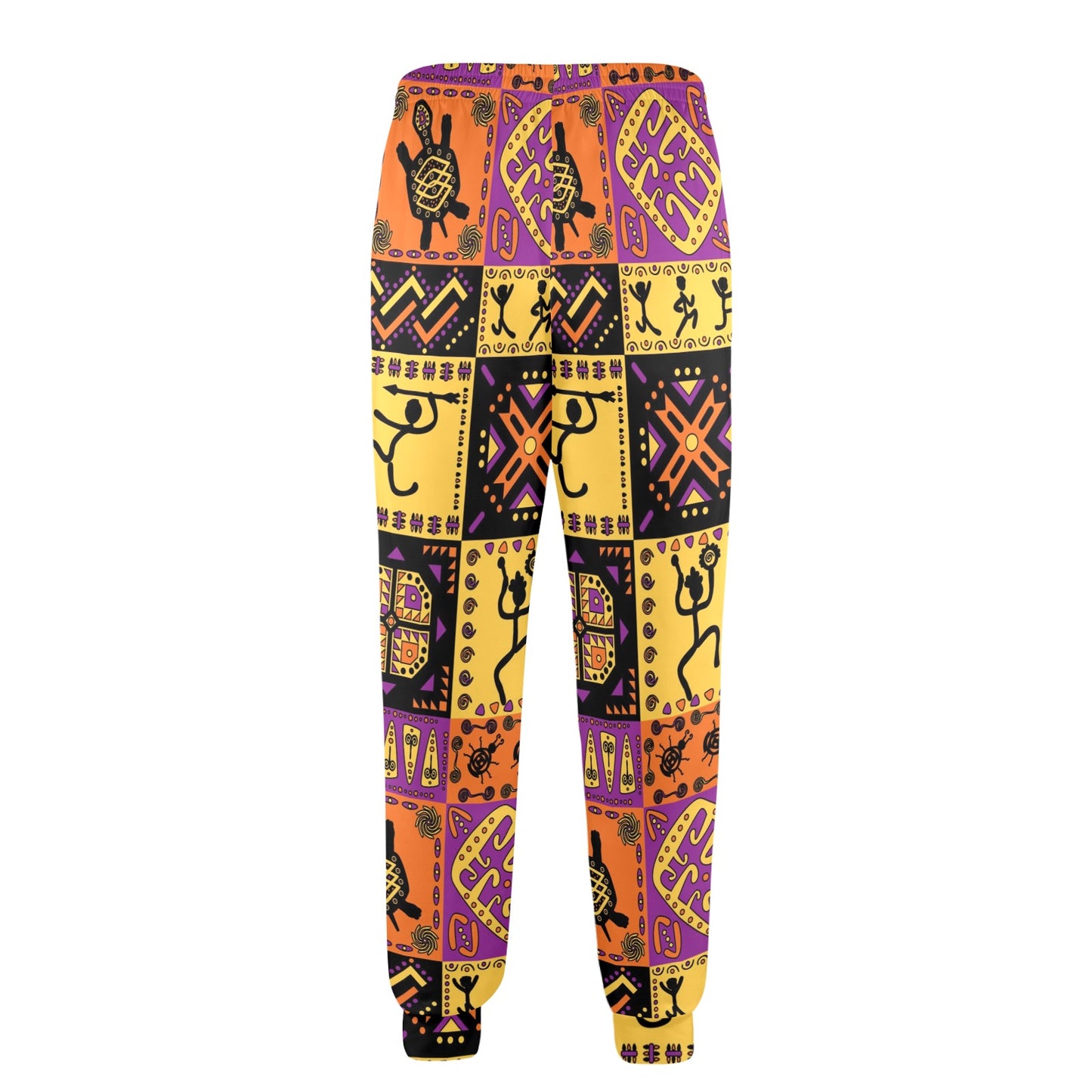 African Pattern Print Design 02 Men's Casual Track Pants