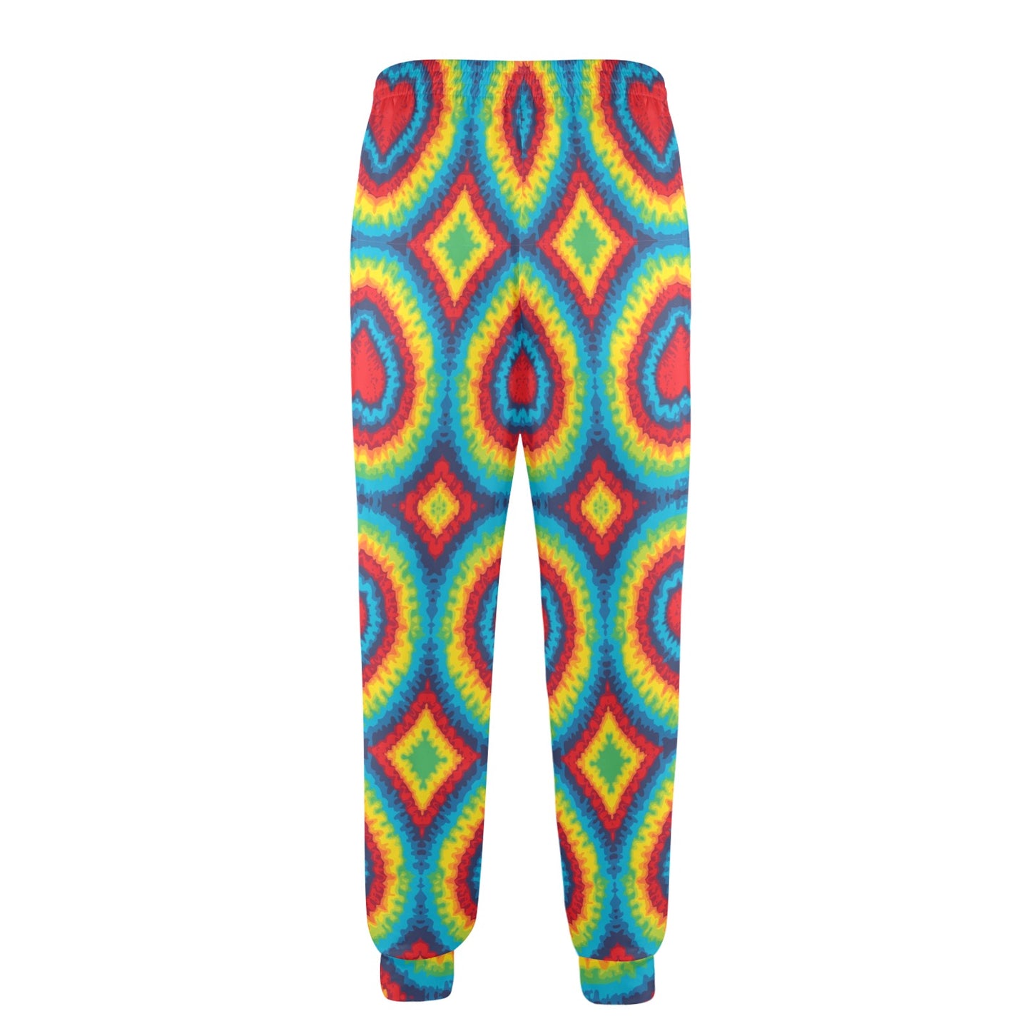 Tie Dye Heart shape Men's Casual Track Pants