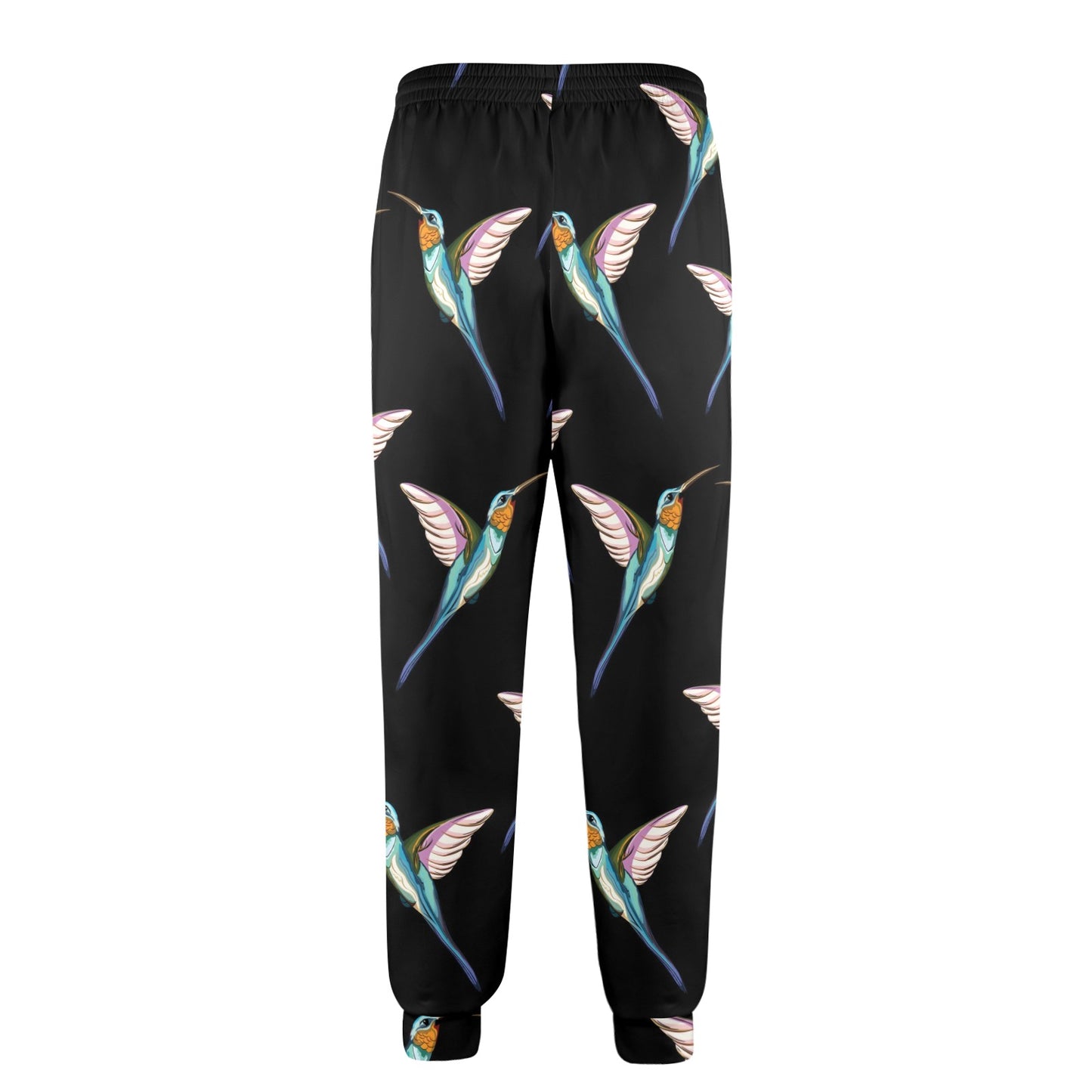 Hummingbird Pattern Print Design 06 Men's Casual Track Pants