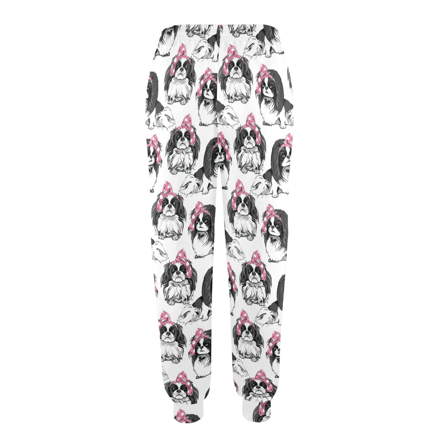 Japanese Chin Pattern Print Design 01 Women's Casual Track Pants