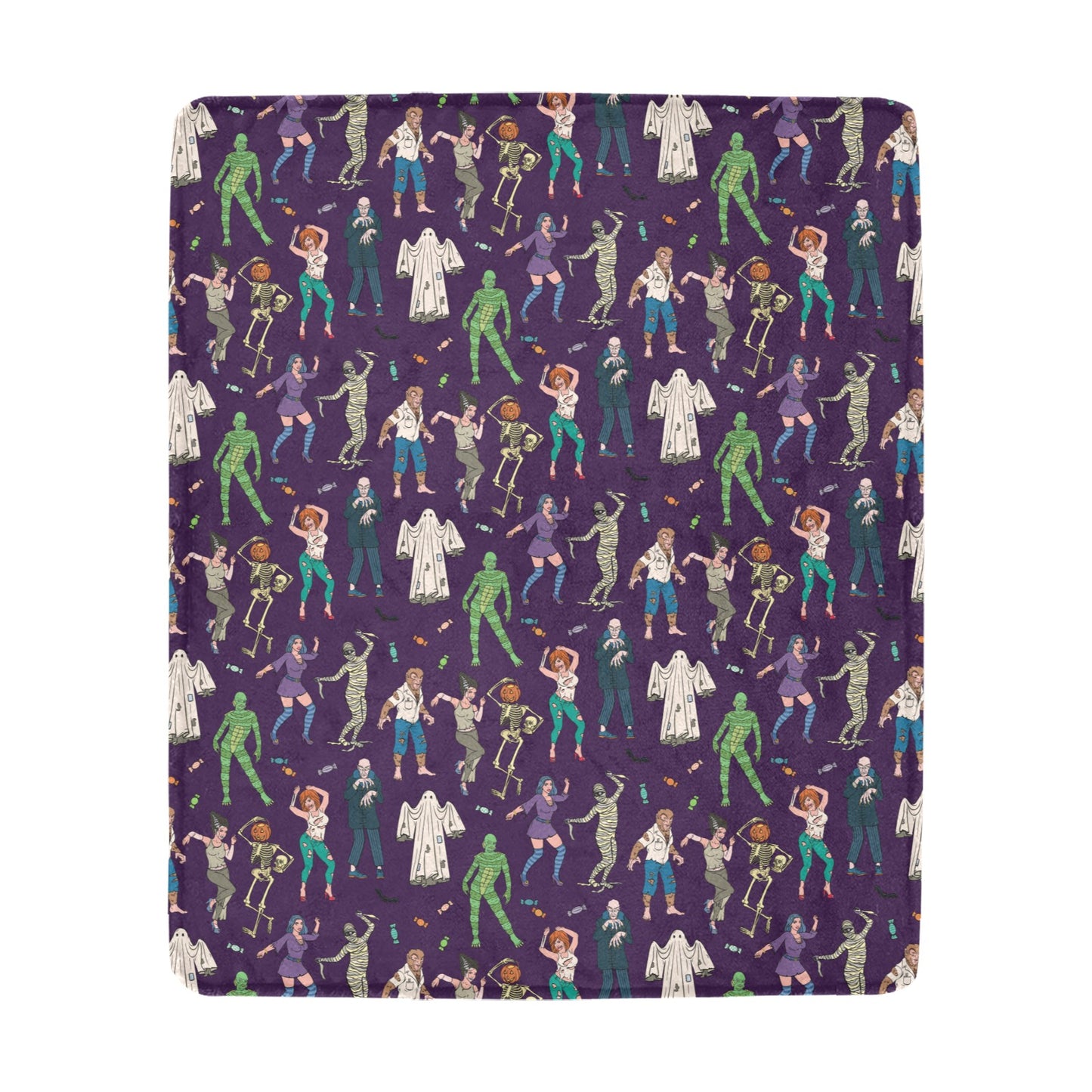 Creepy Zombie Print Design LKS302 Premium Blanket