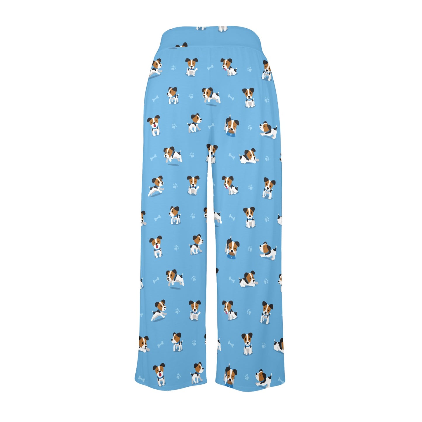 Russell Terriers Print Design LKS3010 Women's Wide Leg Lounge Pants