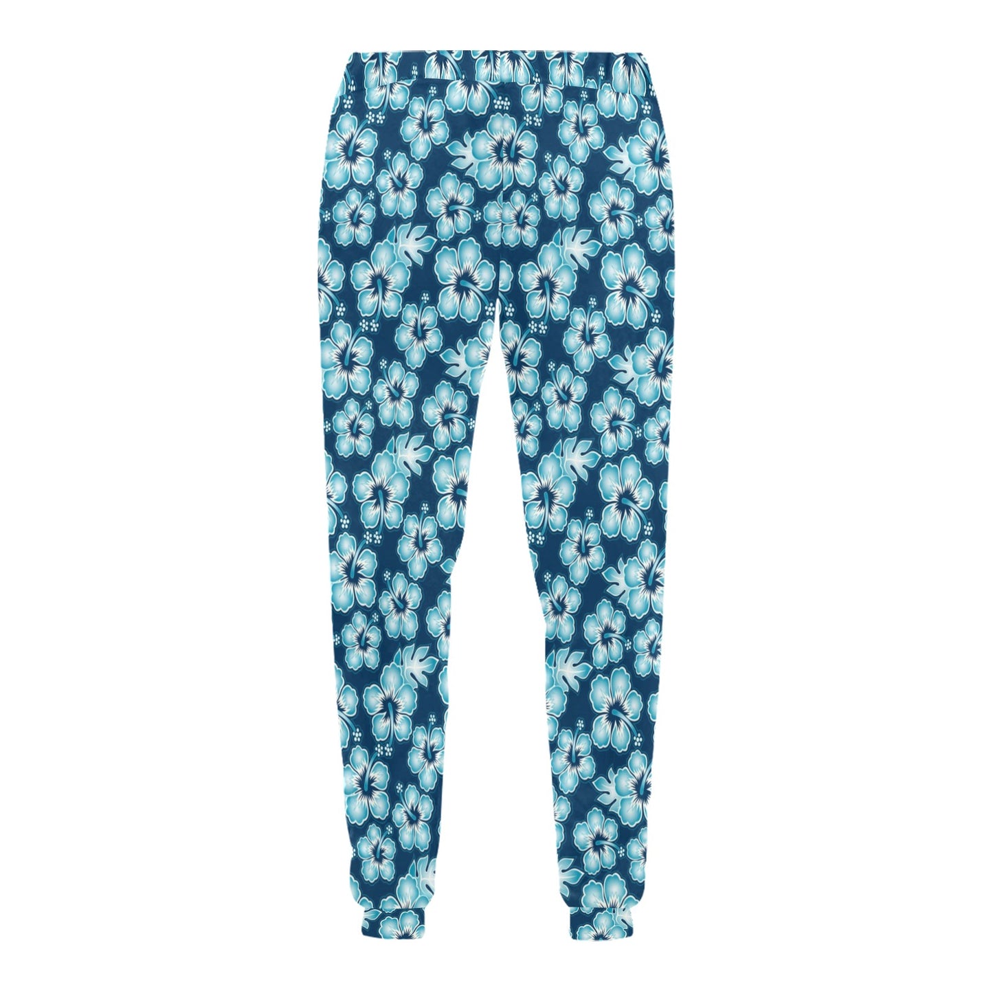 Hibiscus Flower Hawaiian Themed Men's Sweatpants