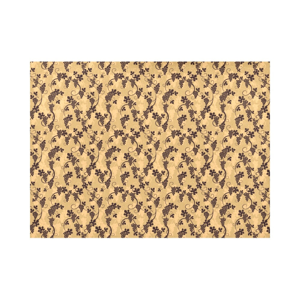 Wine Grape Design Print Placemats