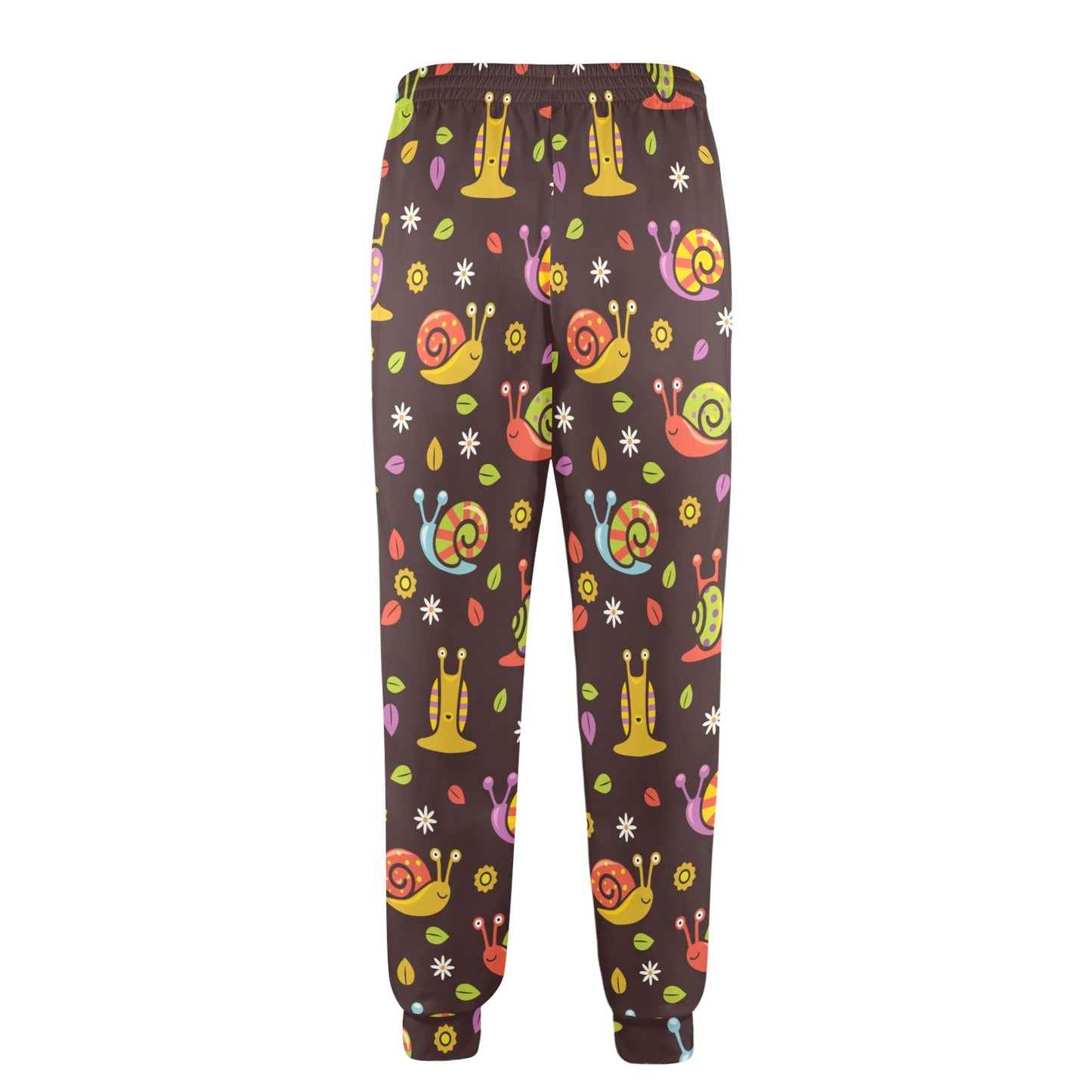 Snail Pattern Print Design 01 Men's Casual Track Pants