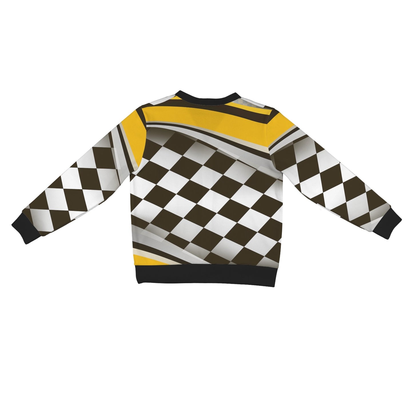 Checkered Flag Racing Style Women's Cardigan