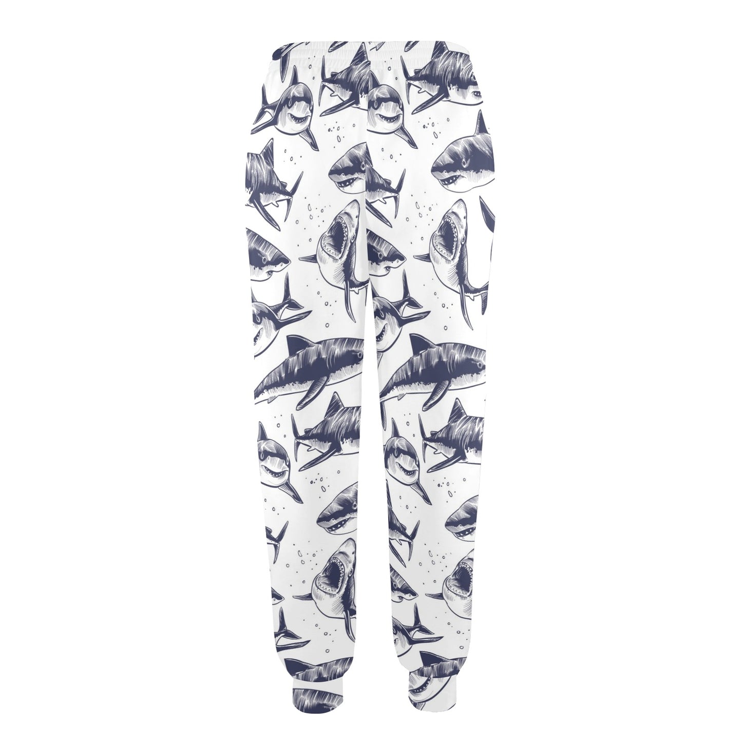 Great White Shark Pattern Print Design 02 Women's Casual Track Pants