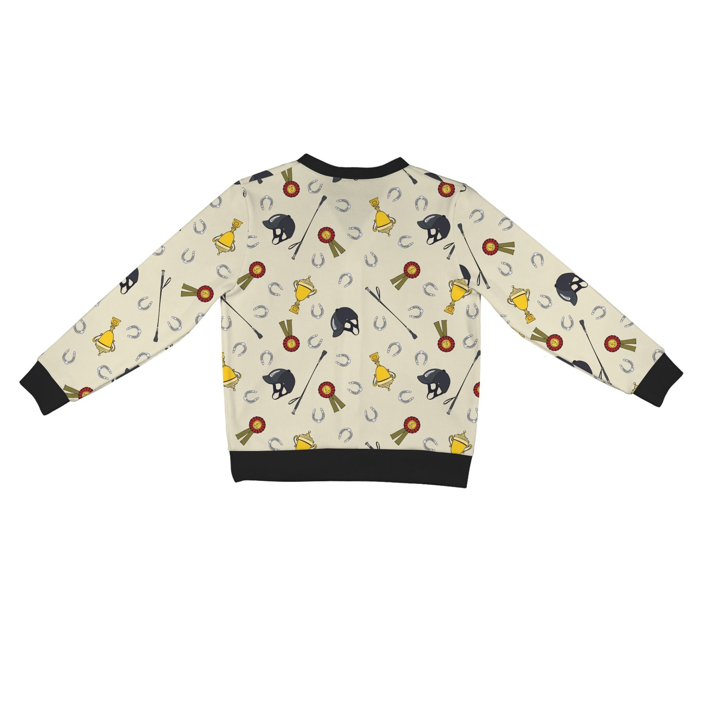 Equestrian Horseshoe Equipment Women's Cardigan