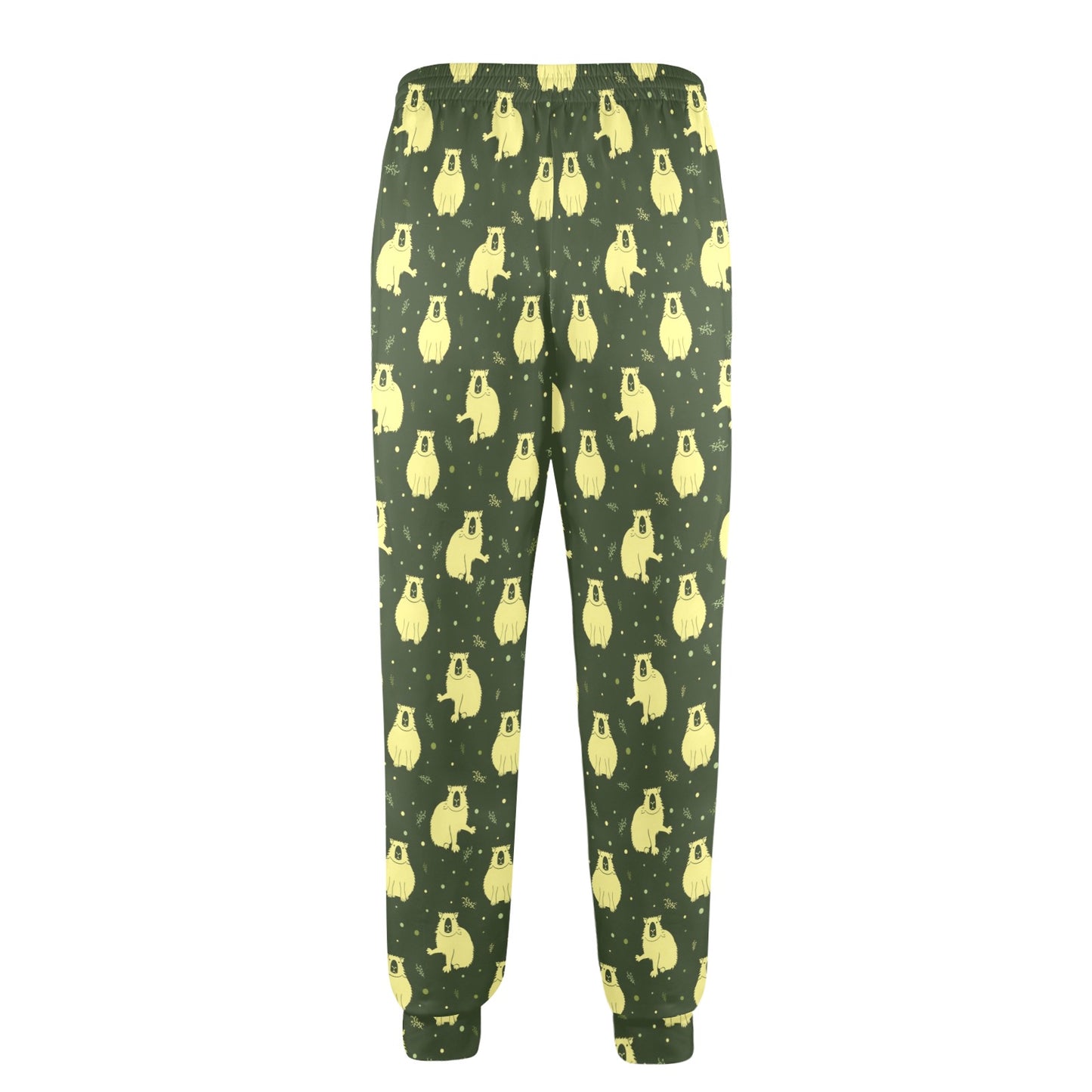 Capybara Pattern Print Design 03 Men's Casual Track Pants