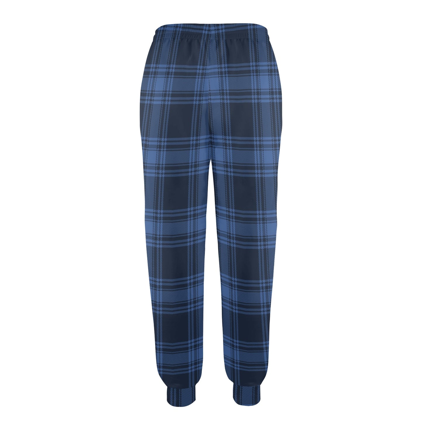Tartan Blue Print Design LKS304 Women's Casual Track Pants