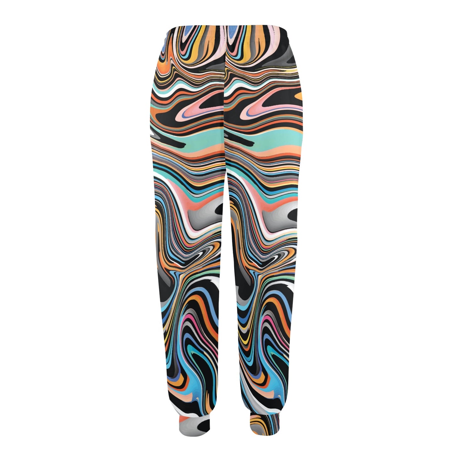 Liquid Pattern Print Design 02 Women's Casual Track Pants