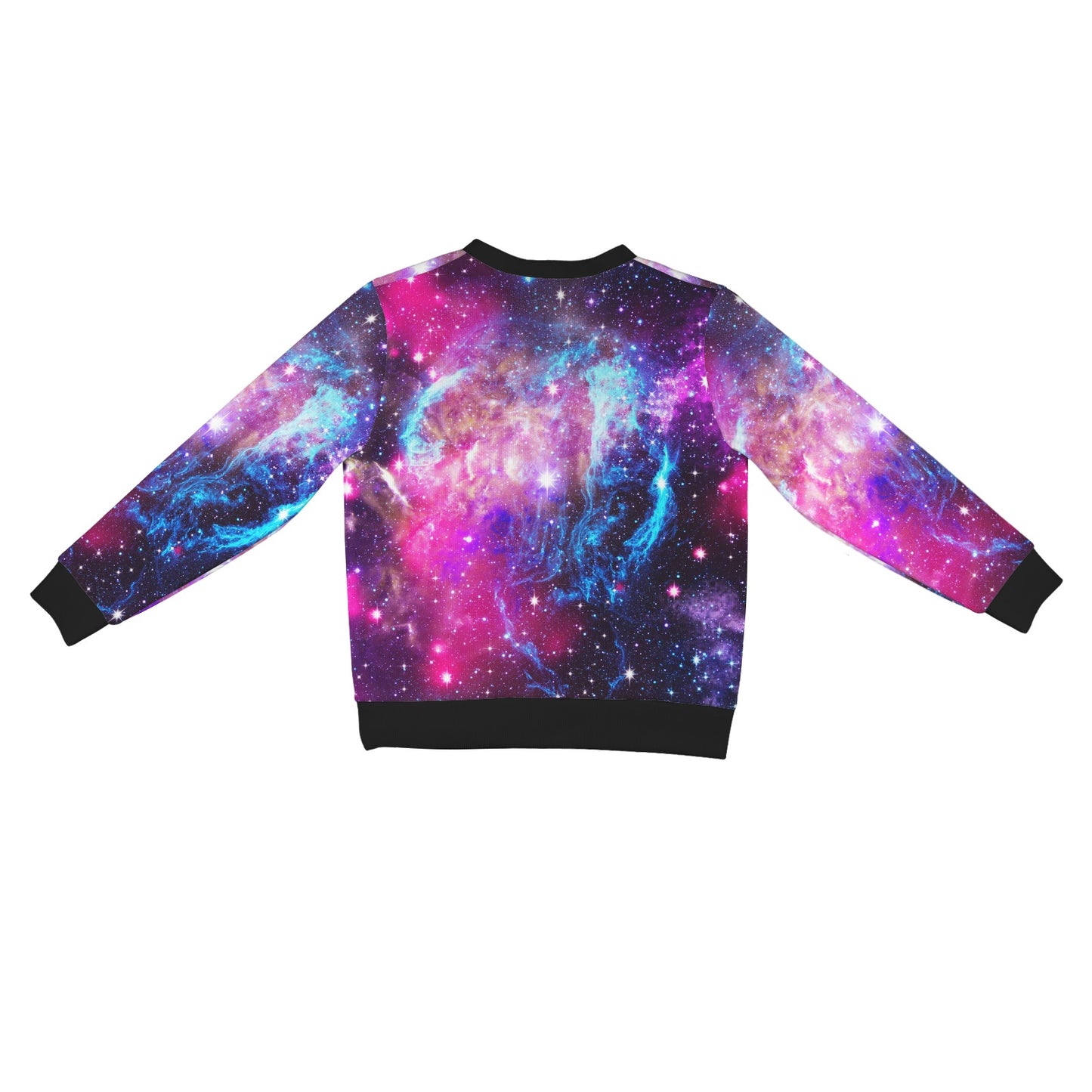 Galaxy Night Purple Space Print Women's Cardigan