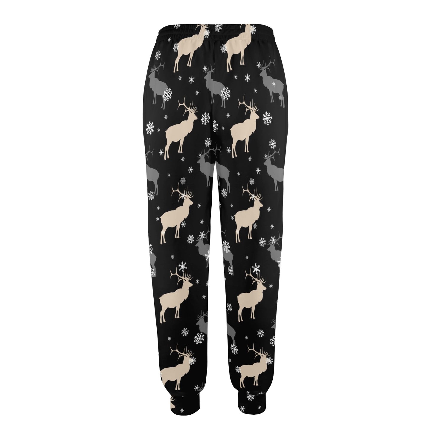 elk Design Print Pattern JJ0197 Women's Casual Track Pants