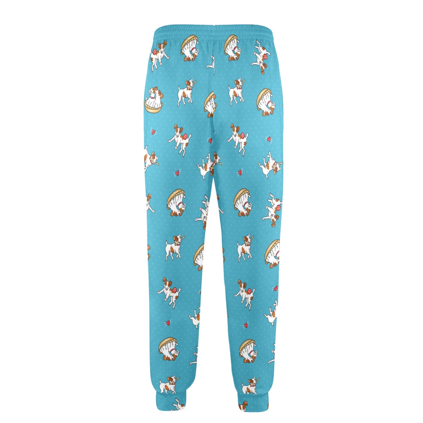 Russell Terriers Playing Print Design LKS305 Men's Casual Track Pants