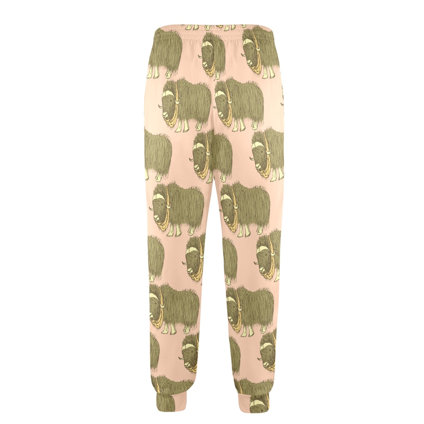 Yak Pattern Print Design 01 Men's Casual Track Pants
