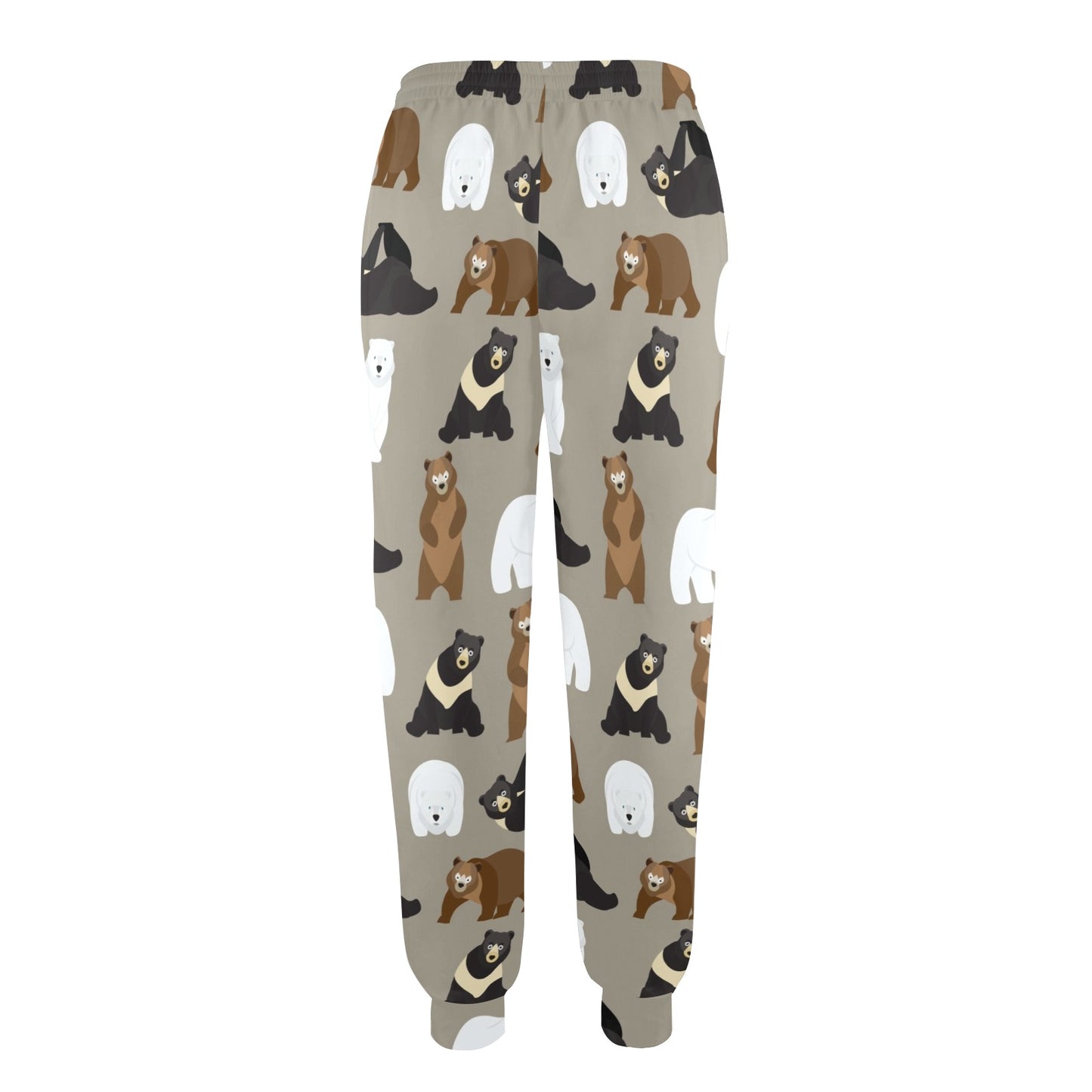 Bear Pattern Print Design BE03 Women's Casual Track Pants