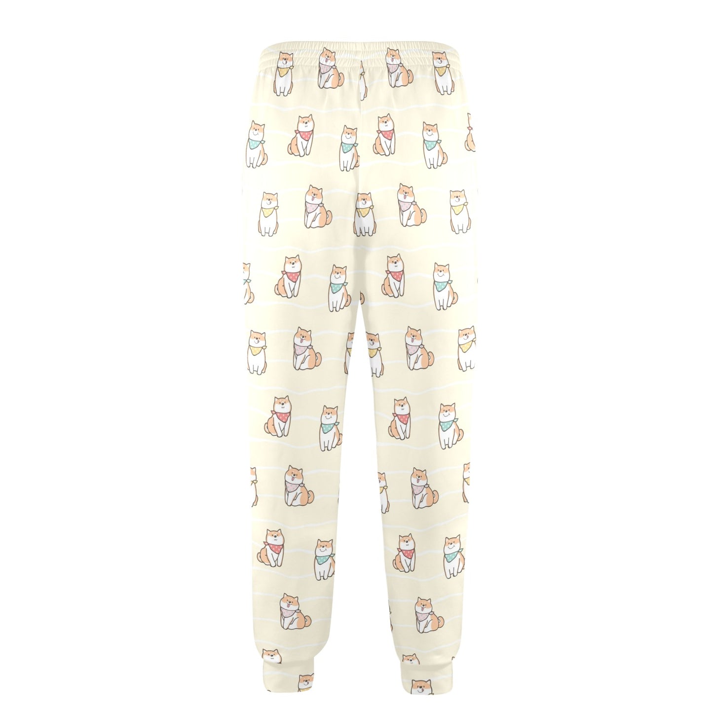 Shiba Inu Print Design LKS306 Men's Casual Track Pants