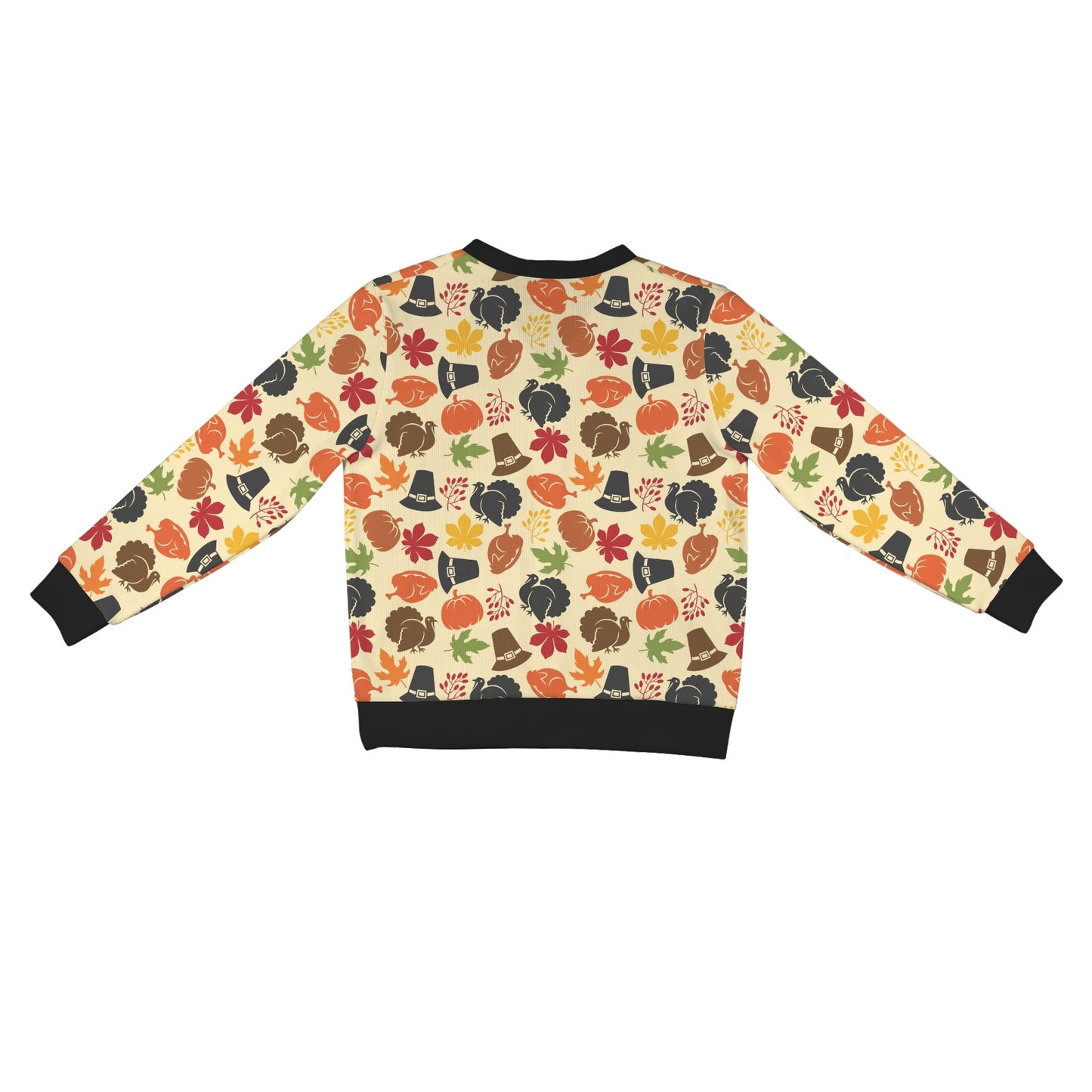 Thanksgiving Print Design LKS303 Women's Cardigan