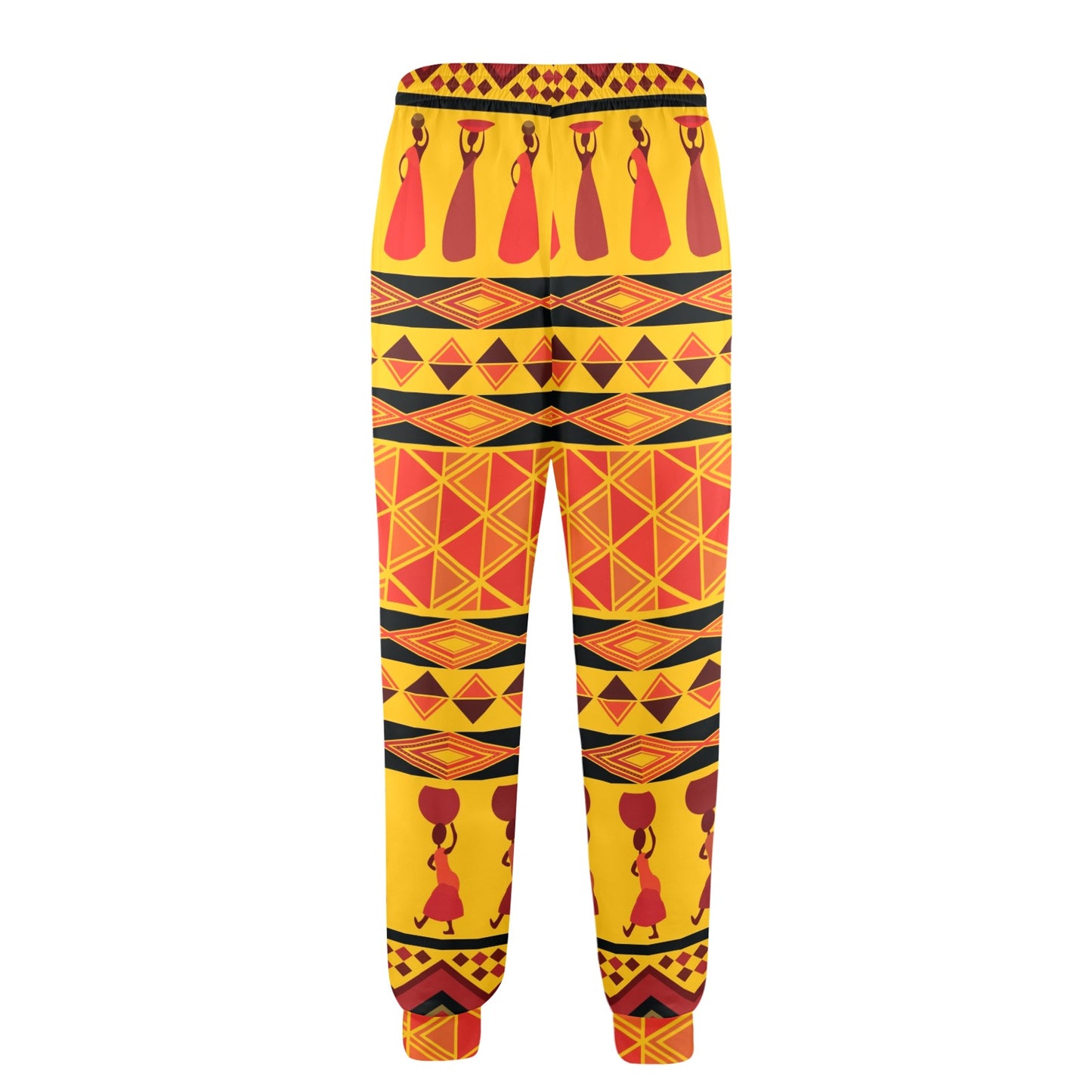 African Pattern Print Design 01 Men's Casual Track Pants