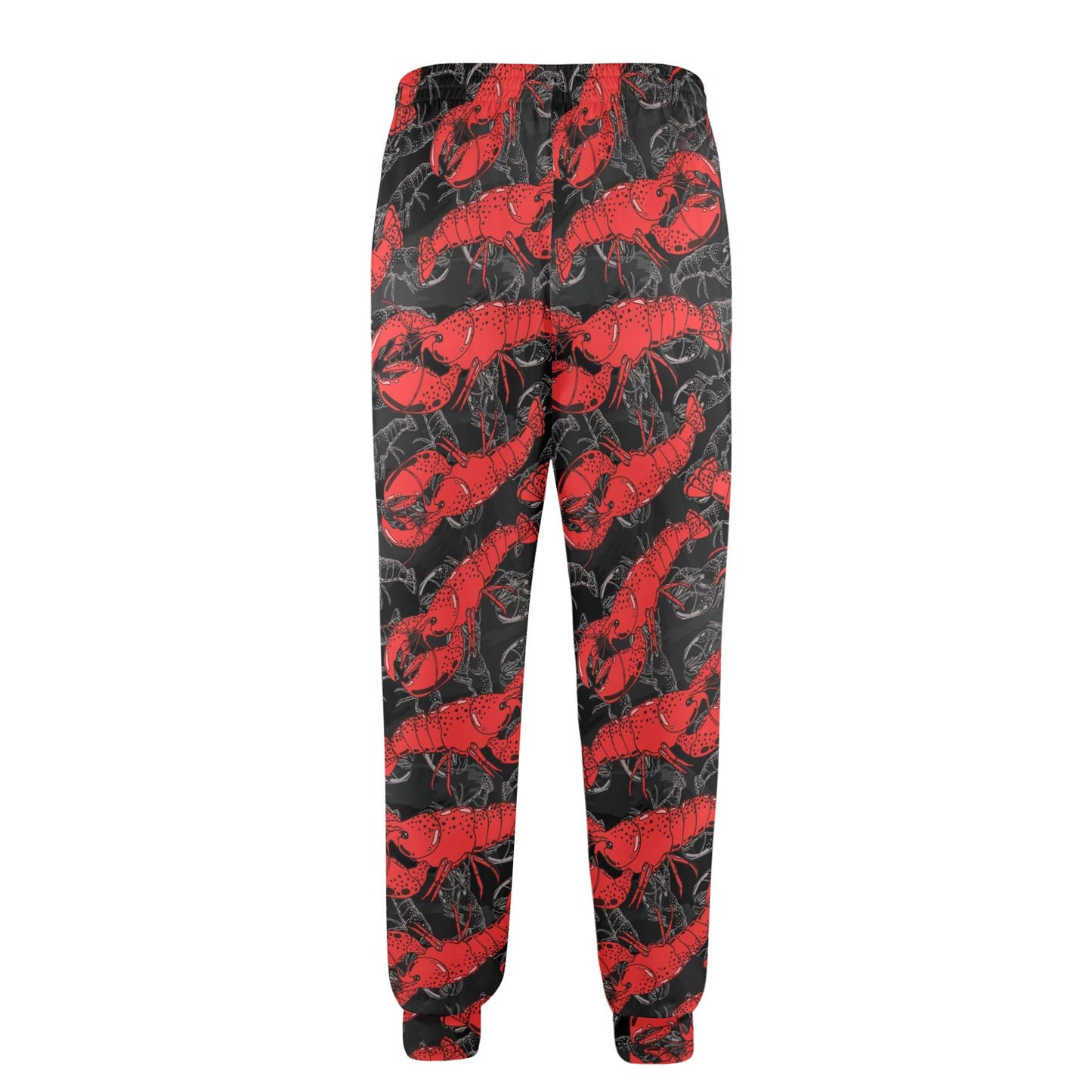 Lobster Pattern Print Design 04 Men's Casual Track Pants