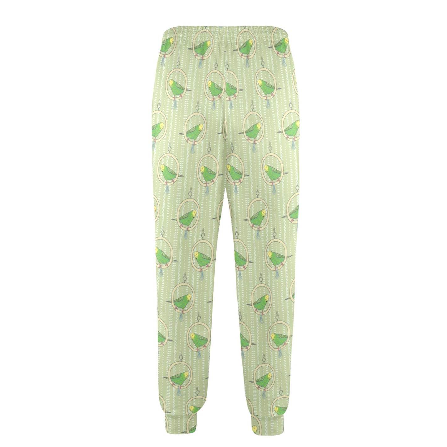 Budgerigar Pattern Print Design 02 Men's Casual Track Pants