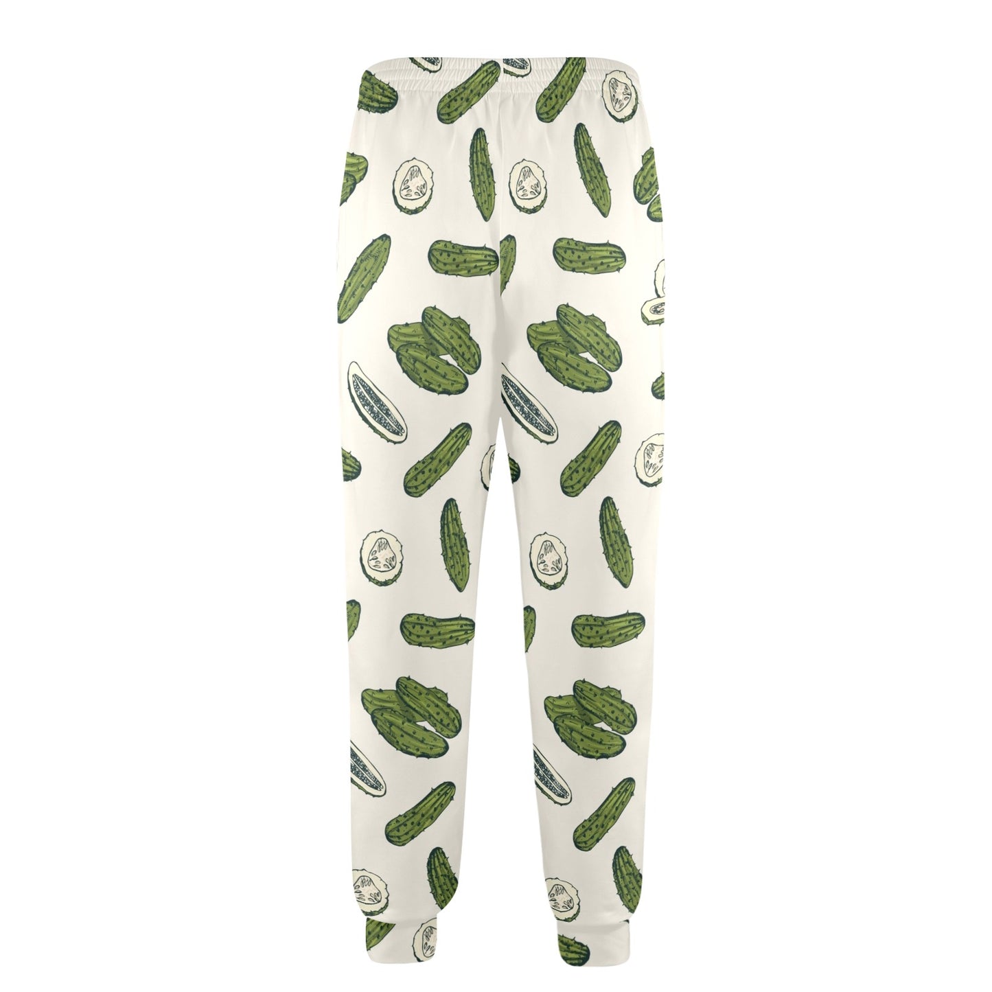 Cucumber Pattern Print Design CC05 Men's Casual Track Pants