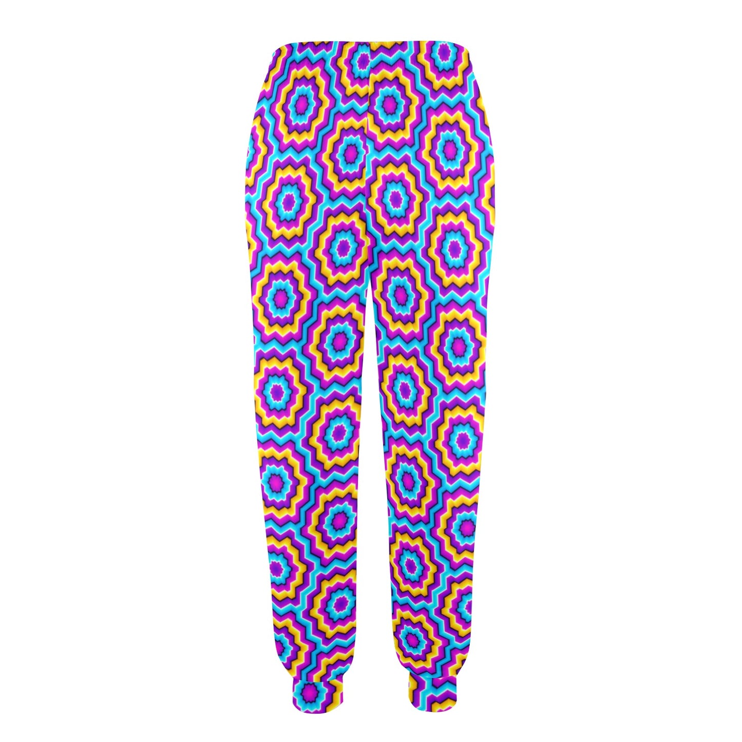 Optical illusion Techno Movement Women's Casual Track Pants