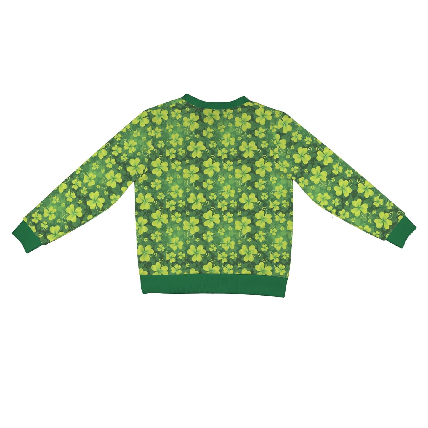 Shamrock Clover Print Women's Cardigan