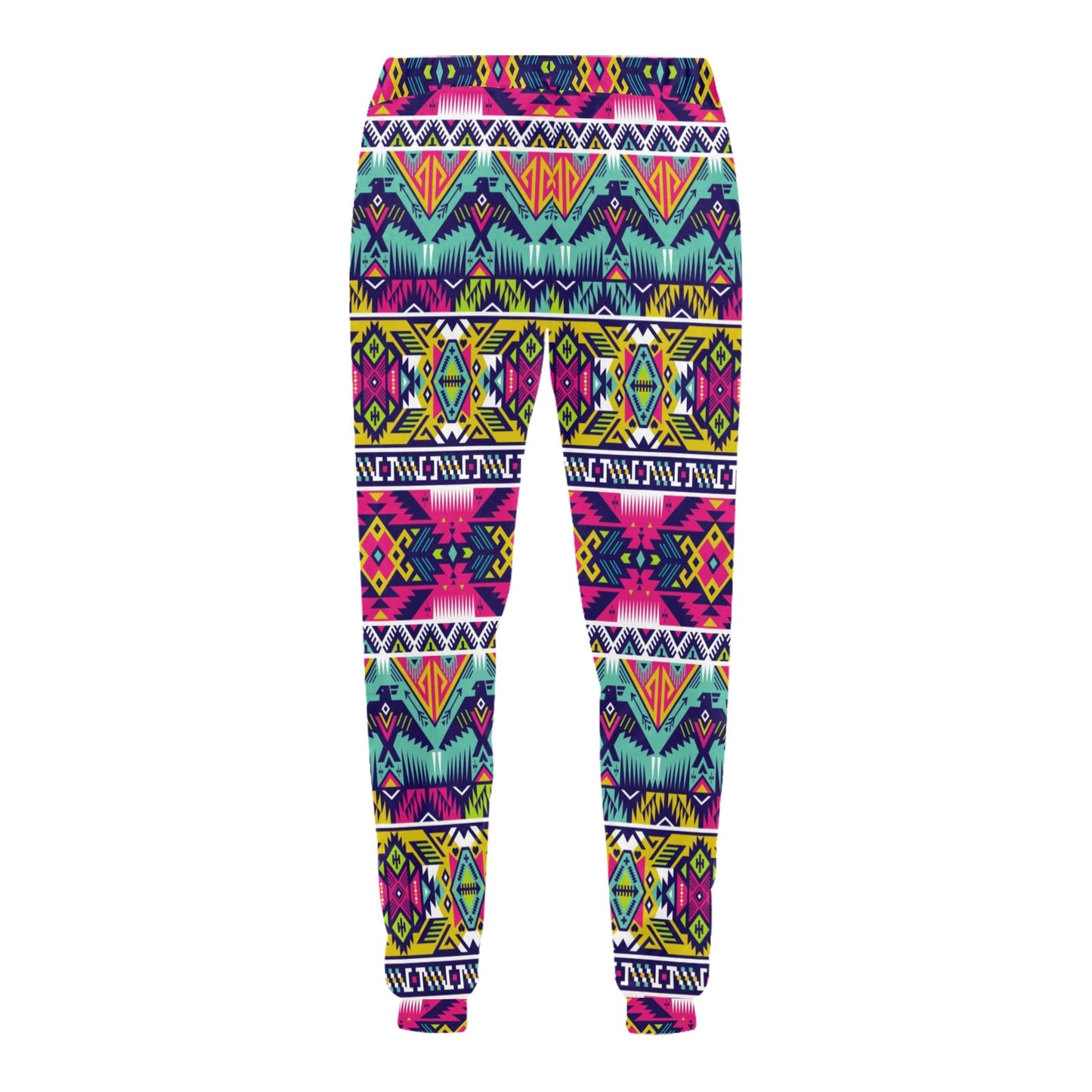 Indian Navajo Color Themed Design Print Men's Sweatpants