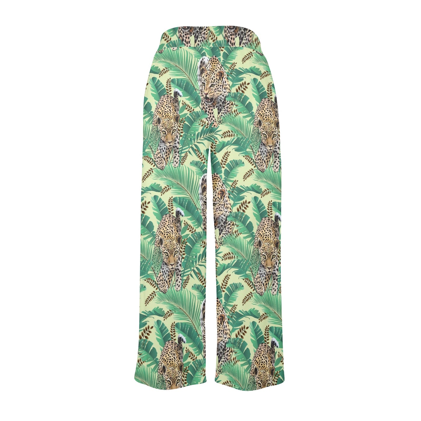 Leopard Pattern Print Design 03 Women's Wide Leg Lounge Pants