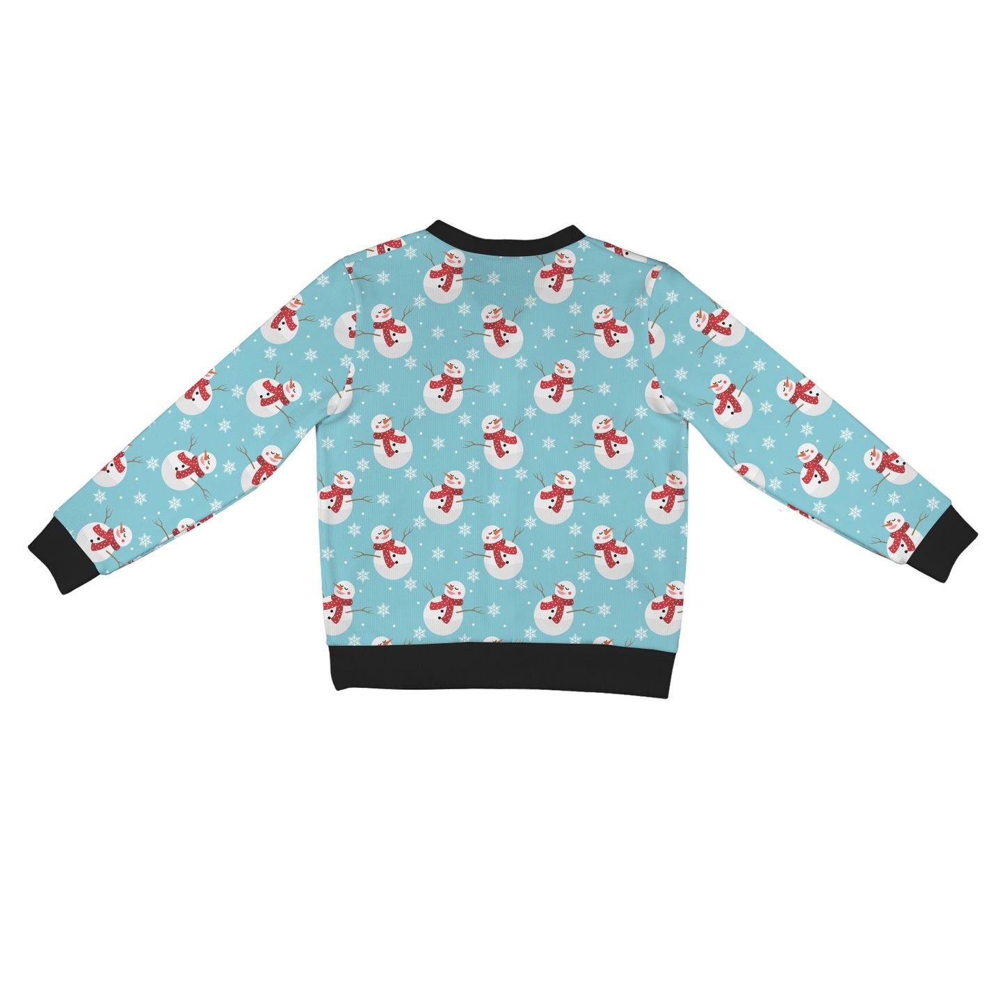 Snowman Print Design LKS304 Women's Cardigan