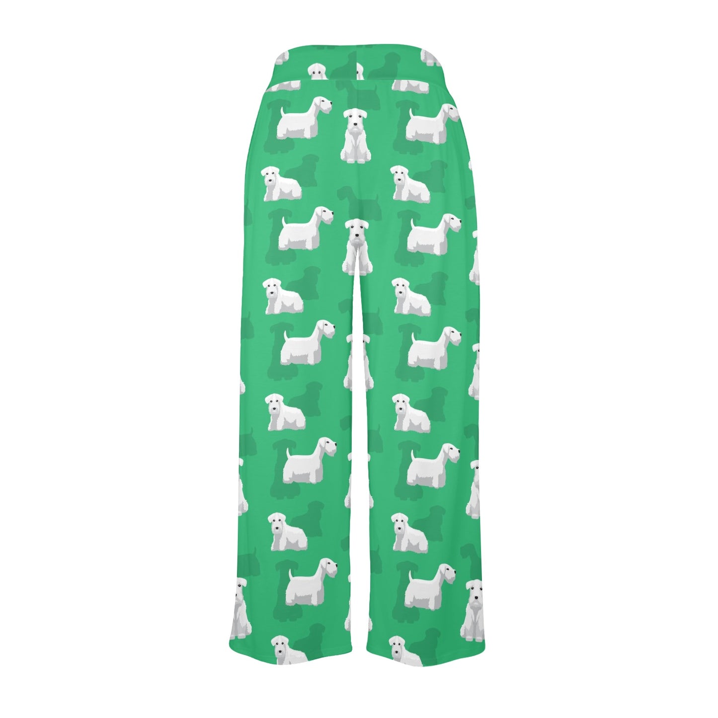Sealyham Terriers Print Design LKS301 Women's Wide Leg Lounge Pants