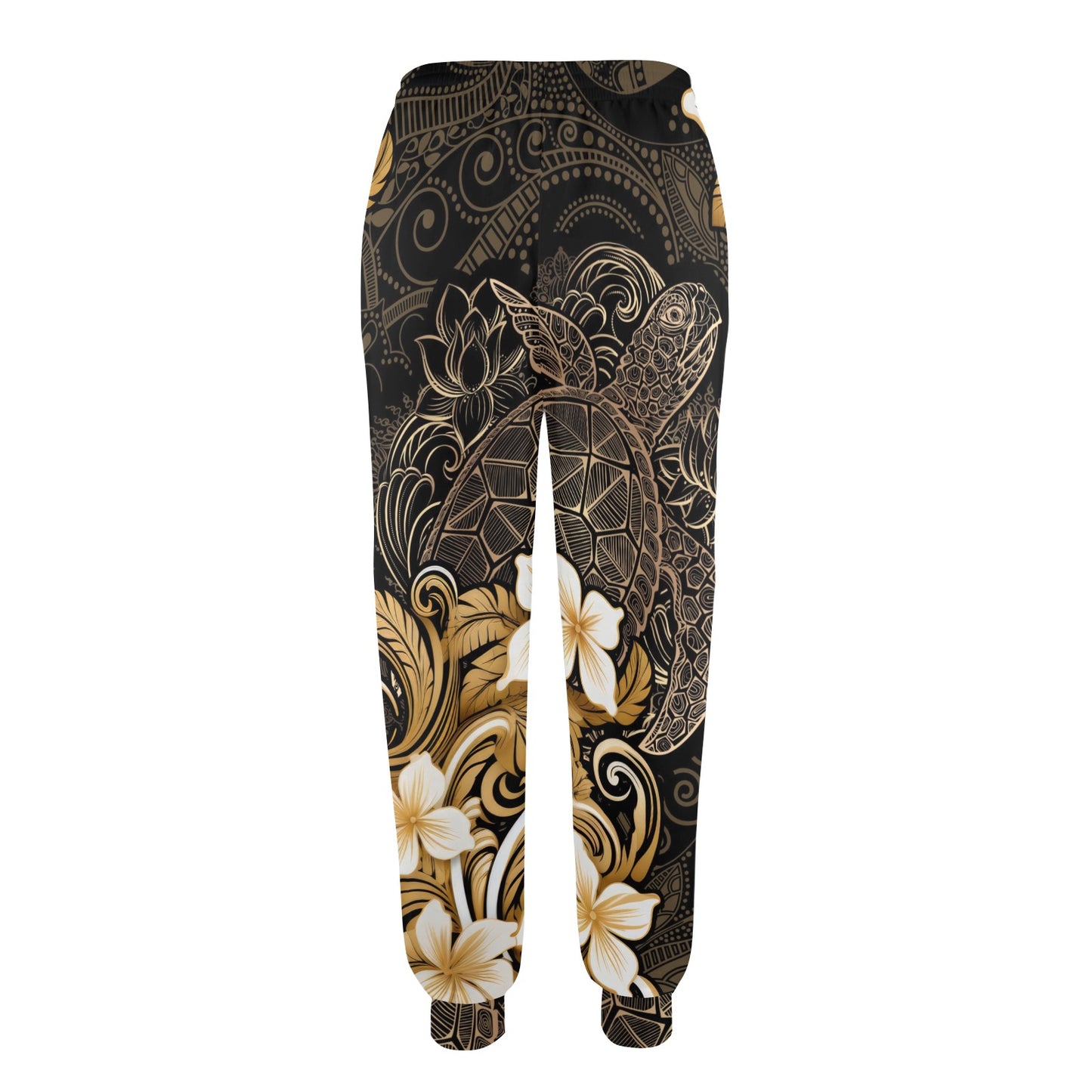 Polynesian Plumeria Sea Turtle Women's Casual Track Pants